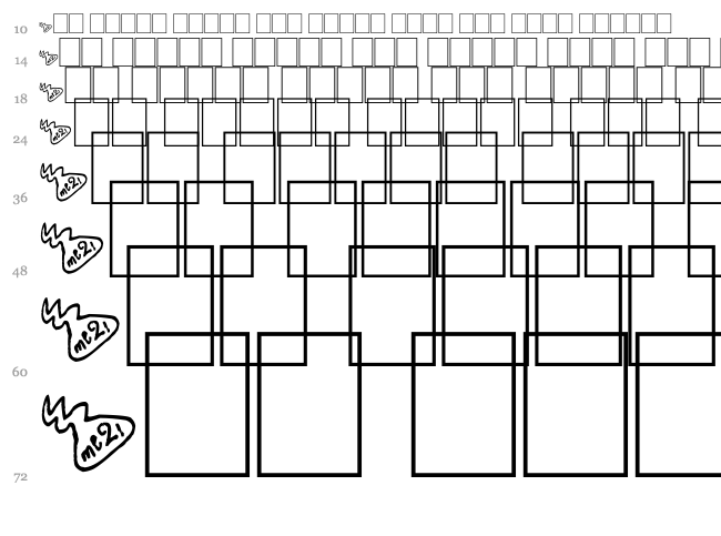 PS I love you font waterfall